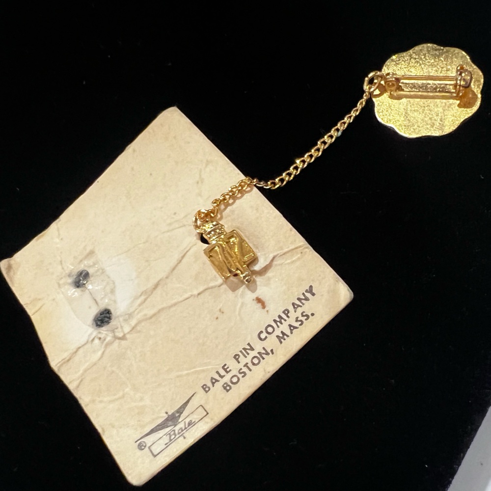 Vintage 1972 Future Nurses Club Enamel Pin Bale Boston NOS w Card - Picture 6 of 16